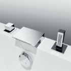 SINGLE LEVER MIXER FOR BATHTUB with 2 way diverter (bath filler/hand shower)