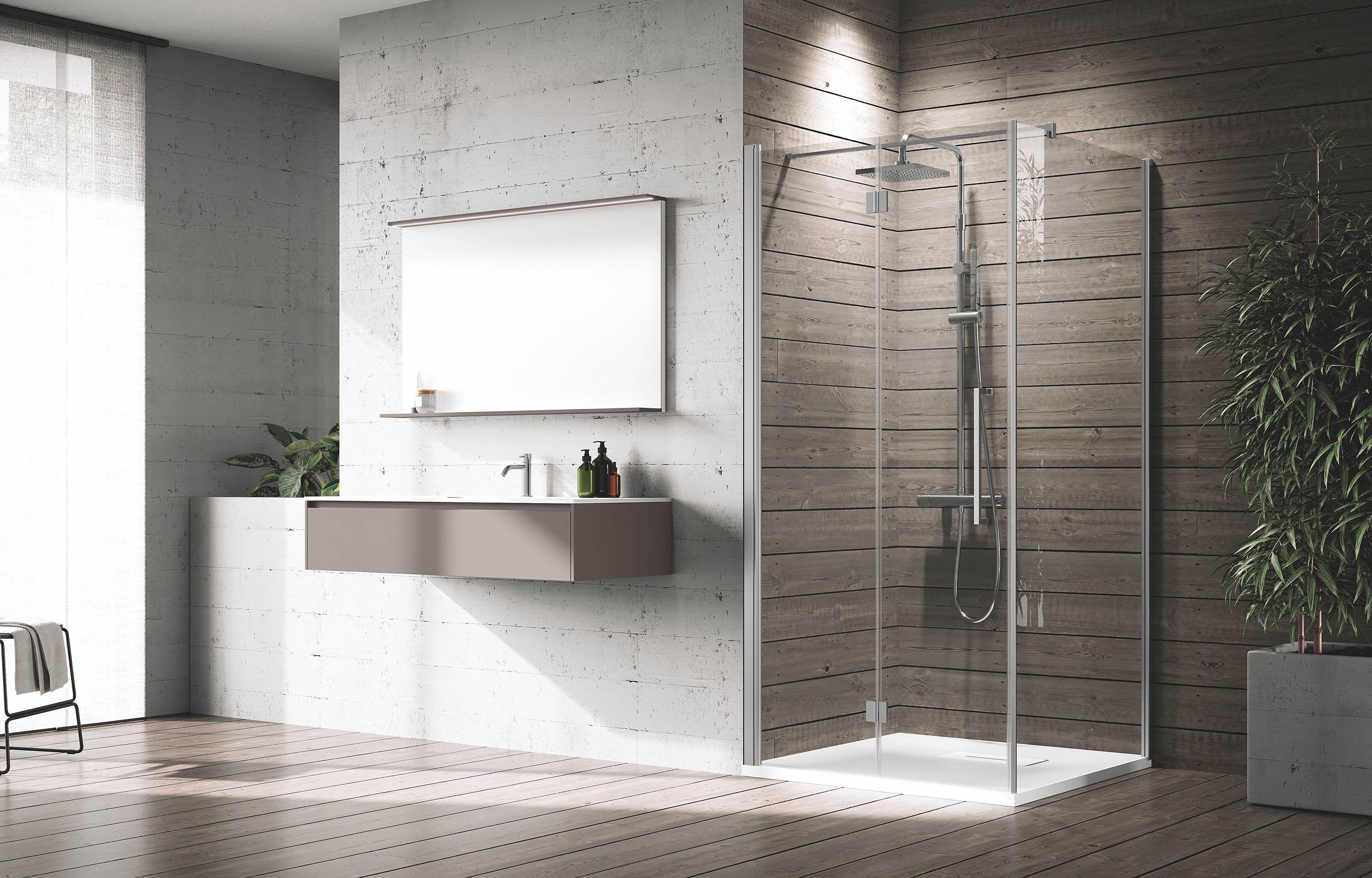 Shower enclosures - Young 2AS+F
